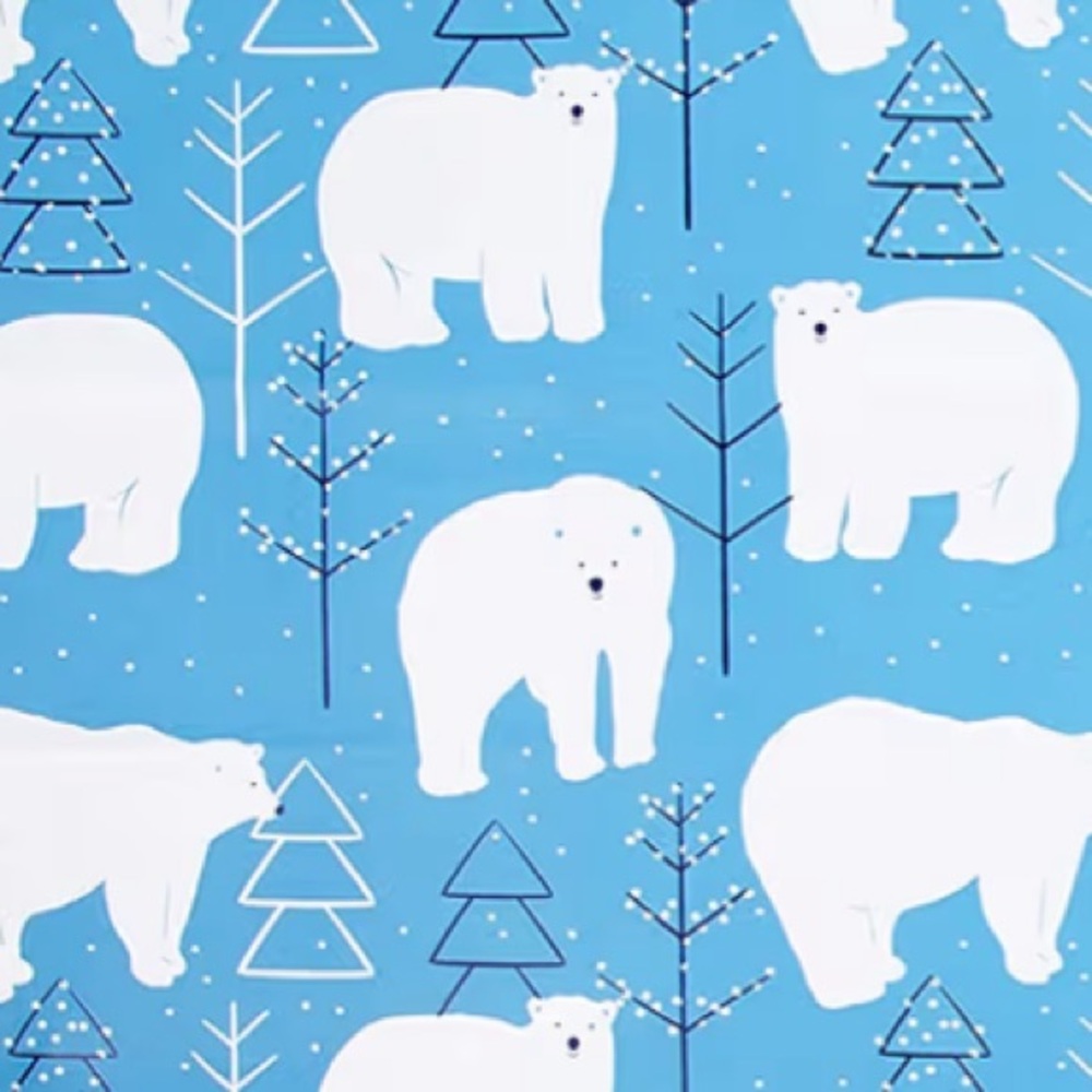 Blue White Polar Bears 25 Pack 12”x15” Poly Mailers - Picture 6 of 7